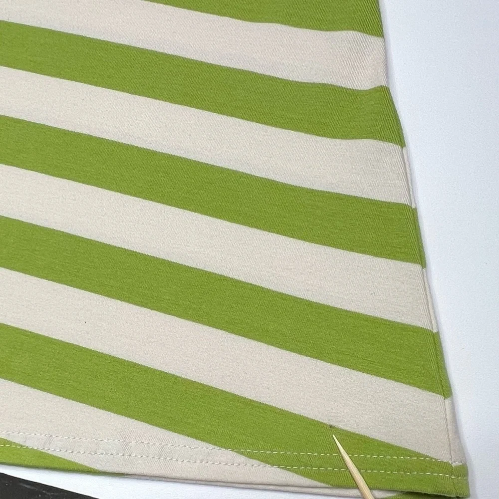 Matilda Jane Girls Size 12 Striped Swing Tank Top Green Blue NWOT